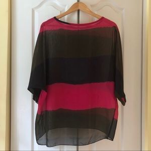 Chiffon Dolman Top